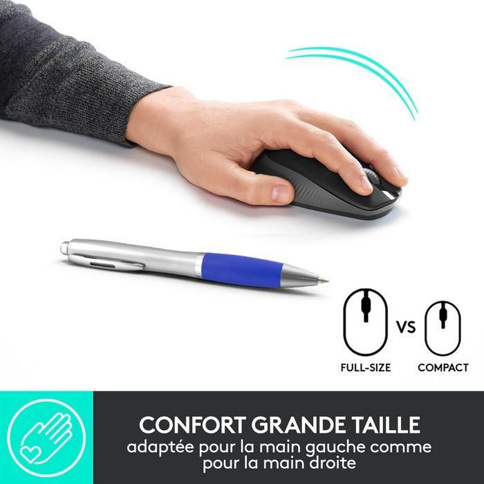 Logitech M190 Ratón Inalámbrico RF Full-Size Ergonómico 1000 dpi, Batería 18 Meses, para Manos Medianas/Grandes 12 Logitech M190 Ratón Inalámbrico RF Full-Size Ergonómico 1000 dpi, Batería 18 Meses, para Manos Medianas/Grandes 12