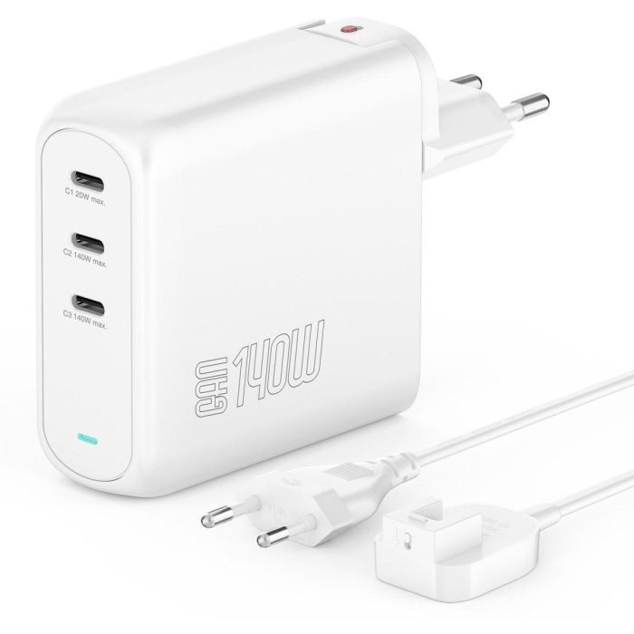 4smarts Ladegert GaN Flex Pro 140W 3 USB-C. wei 0 4smarts Ladegert GaN Flex Pro 140W 3 USB-C. wei 0