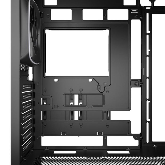 Sharkoon AK5G RGB Midi Tower Negro con Panel de Cristal Templado y 4 Ventiladores RGB Preinstalados 6