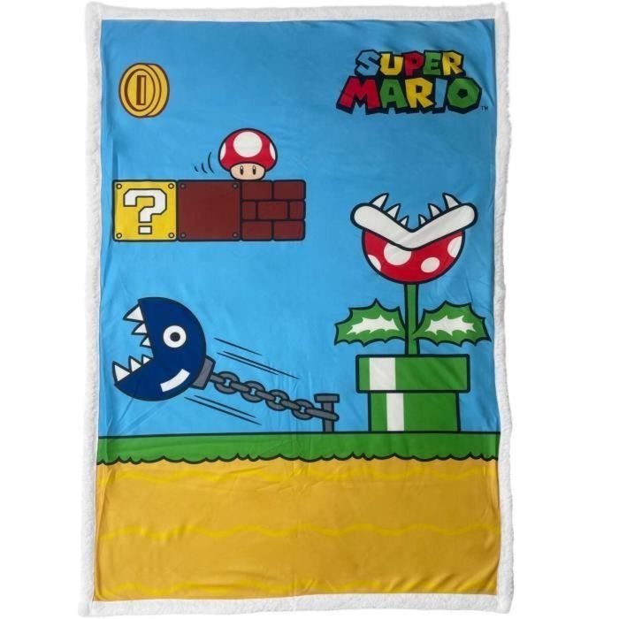 Mario Bros MAR3700891701839 - Cuadro decorativo, diseño Mario Bros, 130 x 180 cm
