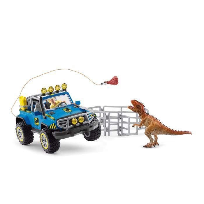 Schleich - All -Terrain Car con Outpost Dino - 41464 Schleich - All -Terrain Car con Outpost Dino - 41464