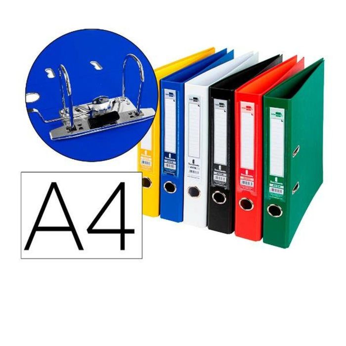 Archivador De Palanca Liderpapel A4 Documenta Forrado Pvc Con Rado Lomo 75 mm Celeste Compresor Metalico 1 Archivador De Palanca Liderpapel A4 Documenta Forrado Pvc Con Rado Lomo 75 mm Celeste Compresor Metalico 1