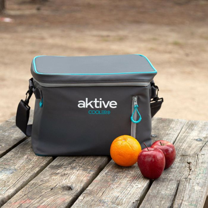 Nevera Portátil Aktive 18 L 34 x 26 x 21 cm Negro (6 Unidades) 5 Nevera Portátil Aktive 18 L 34 x 26 x 21 cm Negro (6 Unidades) 5