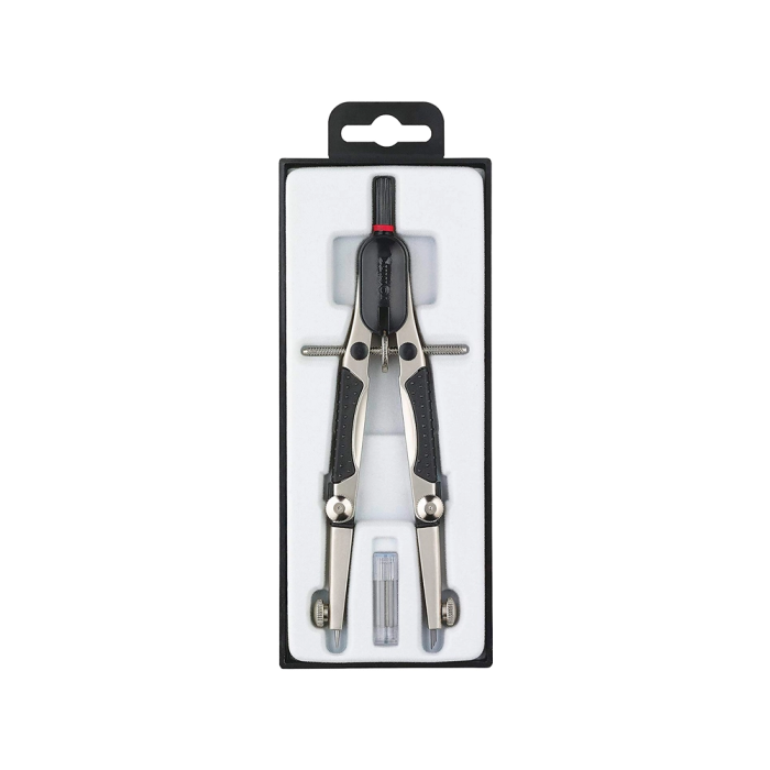 Rotring Compás Micrométrico de Ajuste Rápido Negro 360 mm 1