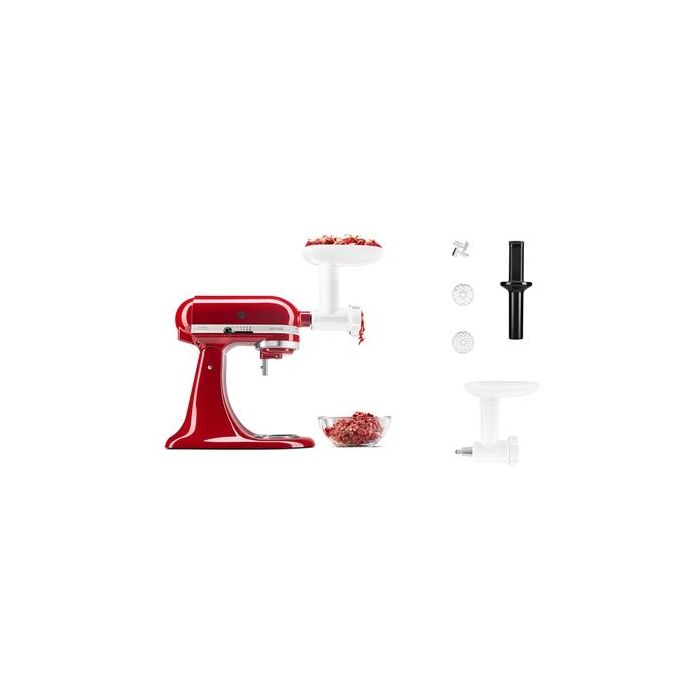Kitchenaid 5KSMFGA Accesorio Picadora de Carne para Triturar Carne, Pescado, Verduras, Queso y Pan para Hamburguesas, Croquetas, Patés 4