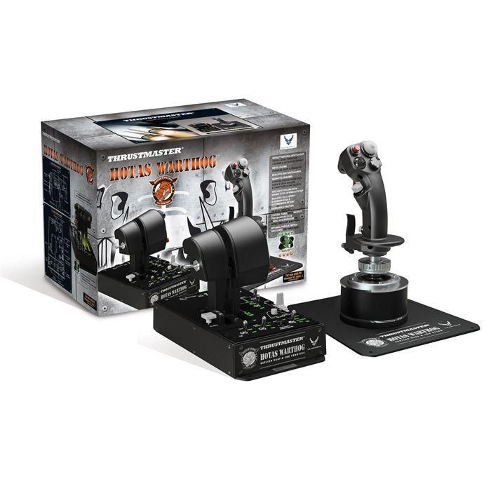 Thrustmaster HOTAS Warthog - Sistema de Control de Vuelo Avanzado para PC: Joystick de Precisión, Doble Acelerador y Panel de Control 2