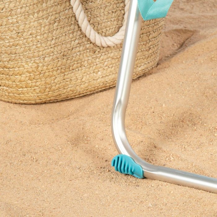 Silla de Playa Aktive 48 x 95 x 65 cm (4 Unidades) 2 Silla de Playa Aktive 48 x 95 x 65 cm (4 Unidades) 2