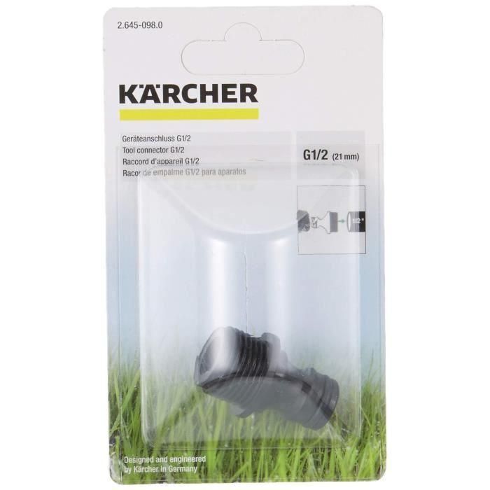 Karcher Adaptador de accesorios Macho Rosca G 1/2 para conexión a rosca interna 1 Karcher Adaptador de accesorios Macho Rosca G 1/2 para conexión a rosca interna 1