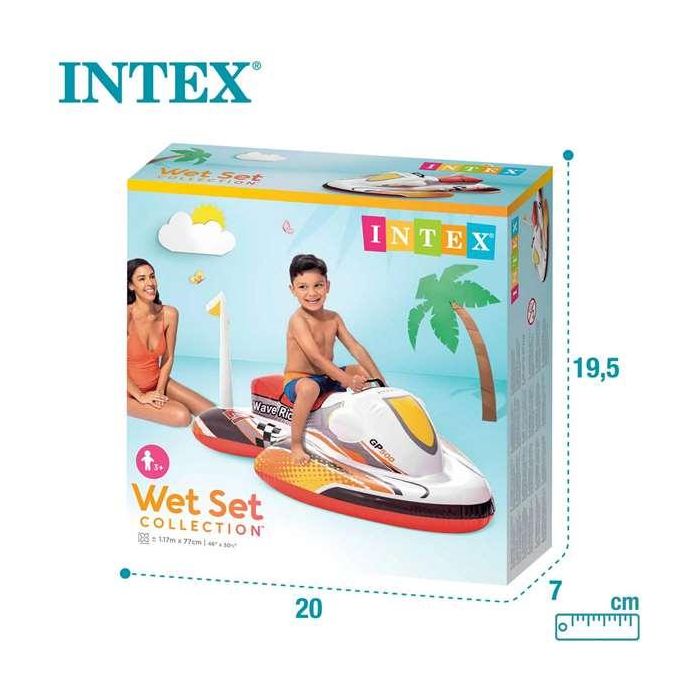 Intex Figura Hinchable Moto Wave Rider 117x77 cm para Niños +3 Años 10