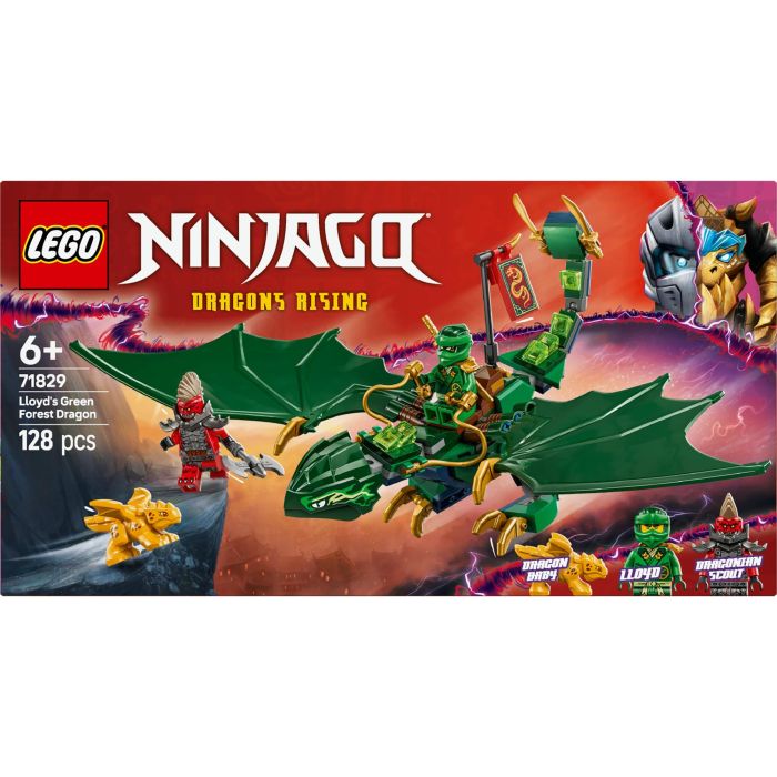 LEGO 71829 Ninjago Dragón Verde del Bosque de Lloyd Set de Construcción con 2 Minifiguras y Dragón Bebé Juguete para niños +6 años 10 LEGO 71829 Ninjago Dragón Verde del Bosque de Lloyd Set de Construcción con 2 Minifiguras y Dragón Bebé Juguete para niños +6 años 10