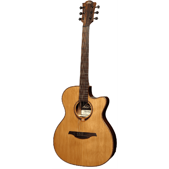 LAG Guitarra Acústica Auditorium Slim Cutaway 118 A/E - Natural 2