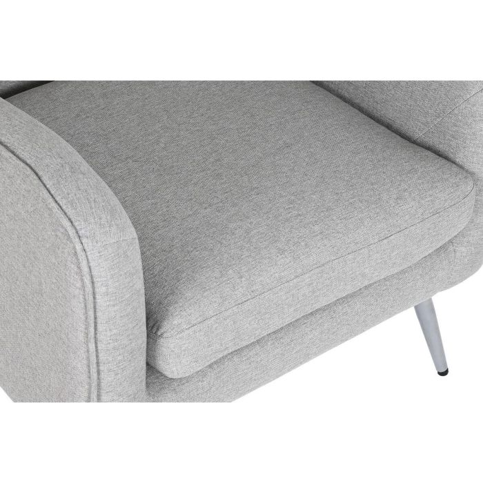 Sillon Chic DKD Home Decor Gris Plateado 68 x 81 x 71 cm 6