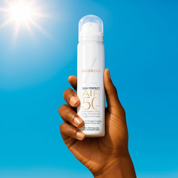 Lancaster Sun Perfect Air Mist Bruma Invisible SPF50 40 ml - Protección UV de amplio espectro, textura ultra ligera, sin fragancia 2