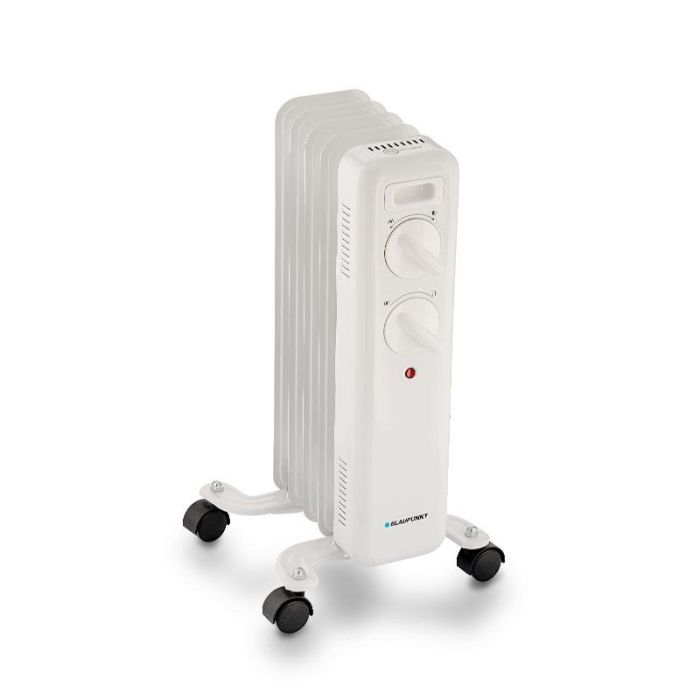 BLAUPUNKT Radiador de Aceite, 5 Elementos, 1000W, Calefactor Eléctrico, Altura 45 cm, Calefacción para Hogar