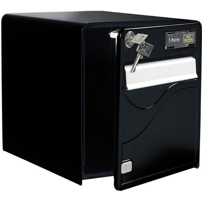 Box Burg Wachter Baltic 1 Puerta - Acero galvanizado - Apertura lateral - Negro - Hecho en Francia 2 Box Burg Wachter Baltic 1 Puerta - Acero galvanizado - Apertura lateral - Negro - Hecho en Francia 2