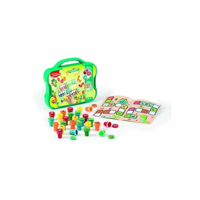 Maped Creative Maletin De 26 Sellos (Dinosaurios)