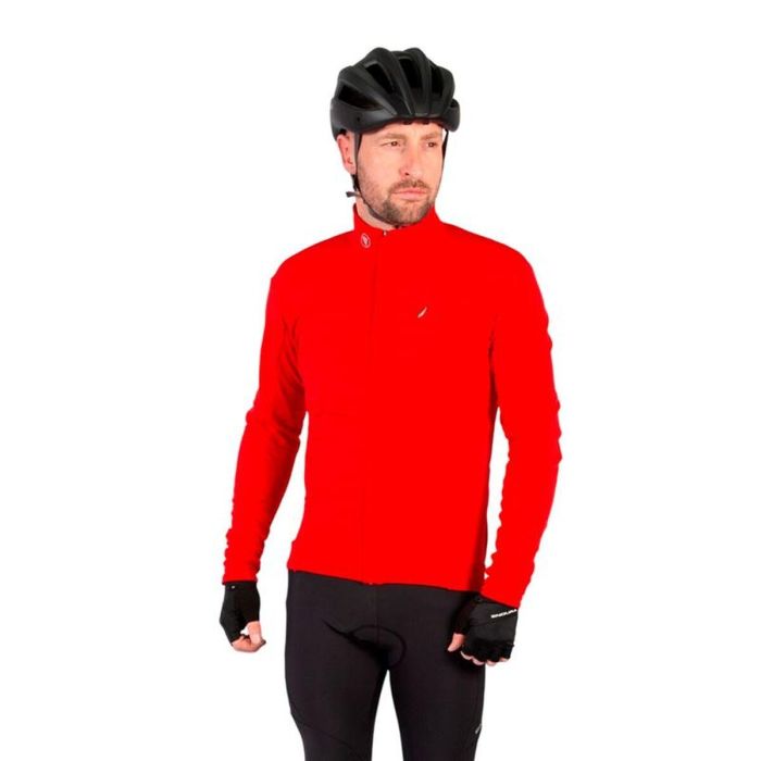Chaqueta Deportiva para Hombre Endura Xtract Roubaix Rojo Ciclismo 11-12 Años 4