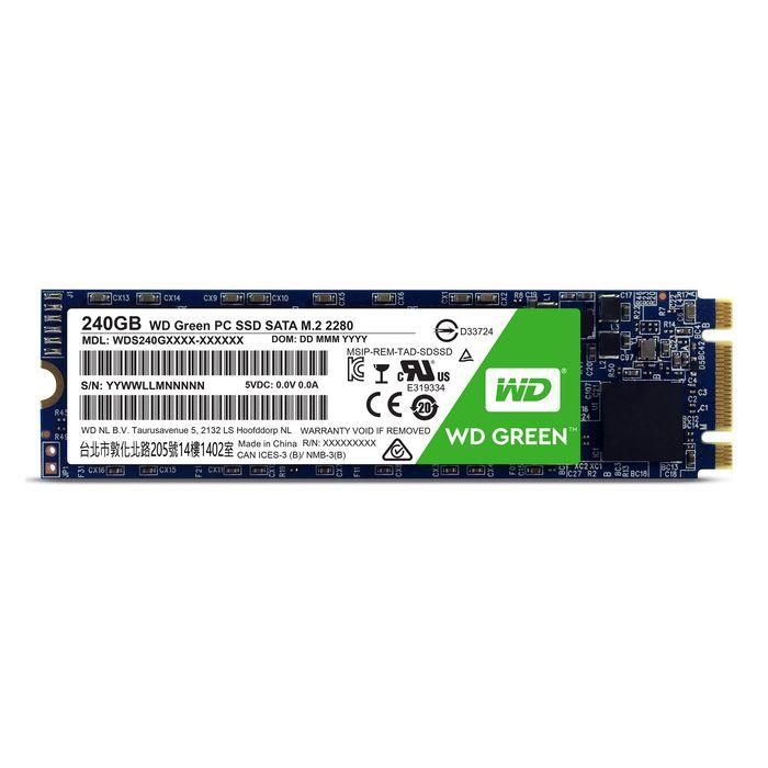 Western Digital 240GB, M.2, SATA 6Gb/s, 540/465 MB/s 1 Western Digital 240GB, M.2, SATA 6Gb/s, 540/465 MB/s 1
