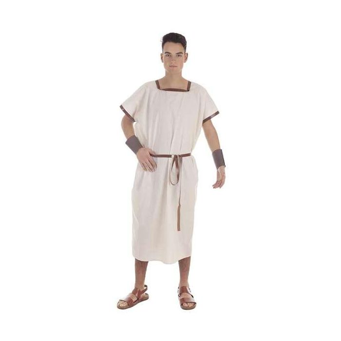 Disfraz adulto túnica beige 50%cotton 50%poliester t-XL talla XL Disfraz adulto túnica beige 50%cotton 50%poliester t-XL talla XL