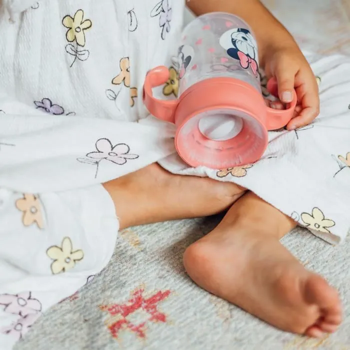 Thermobaby Taza de Aprendizaje 360 Grados Minnie con Tapa para Bebé 1