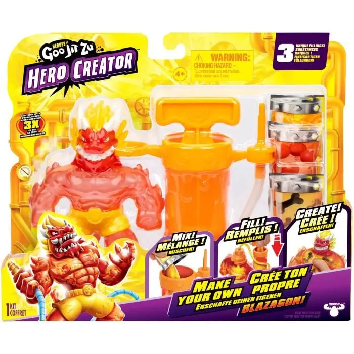 Heroes Of Goo Jit Zu Figura Hero Creator Blazagon 11cm - Kit de creación de texturas personalizadas HER0630996427859 5 Heroes Of Goo Jit Zu Figura Hero Creator Blazagon 11cm - Kit de creación de texturas personalizadas HER0630996427859 5