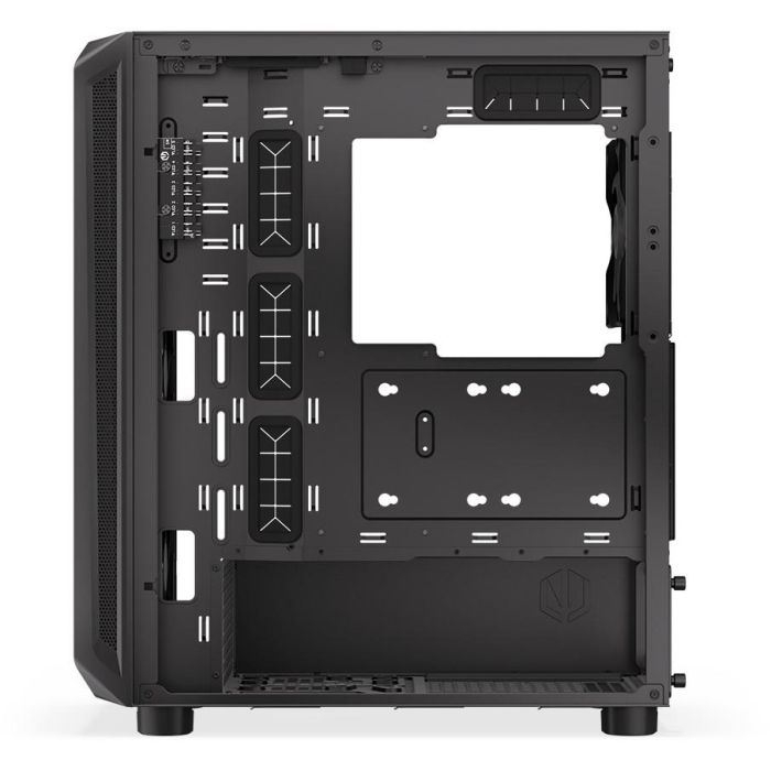 ENDORFY Arx 500 ARGB TG Black PC Gaming ATX micro ATX ITX - Caja de Ordenador con Vidrio Templado y Ventiladores ARGB 5