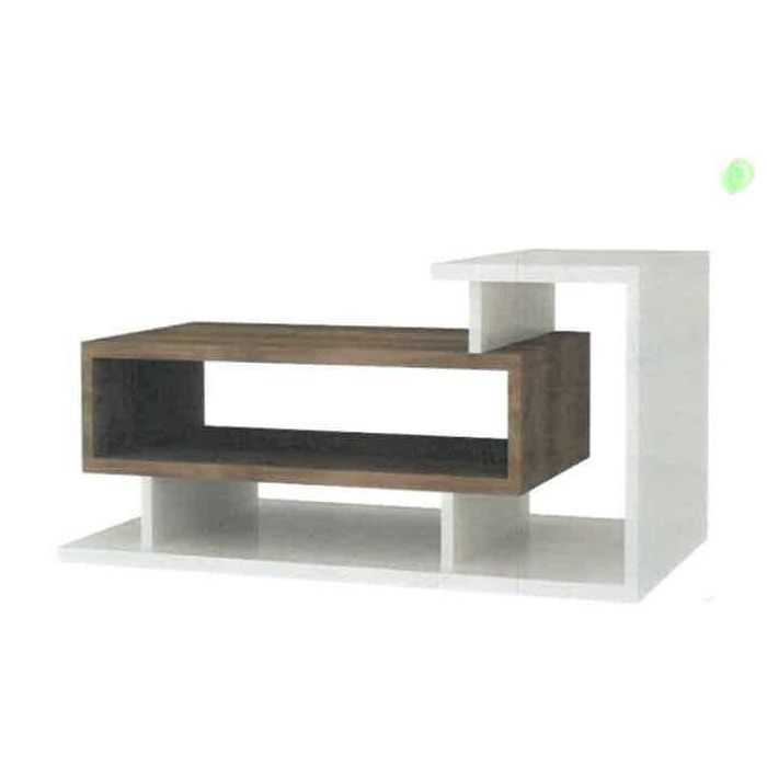 Mueble Tv Moderno DKD Home Decor Blanco Marron 60 x 58 x 110 cm 2