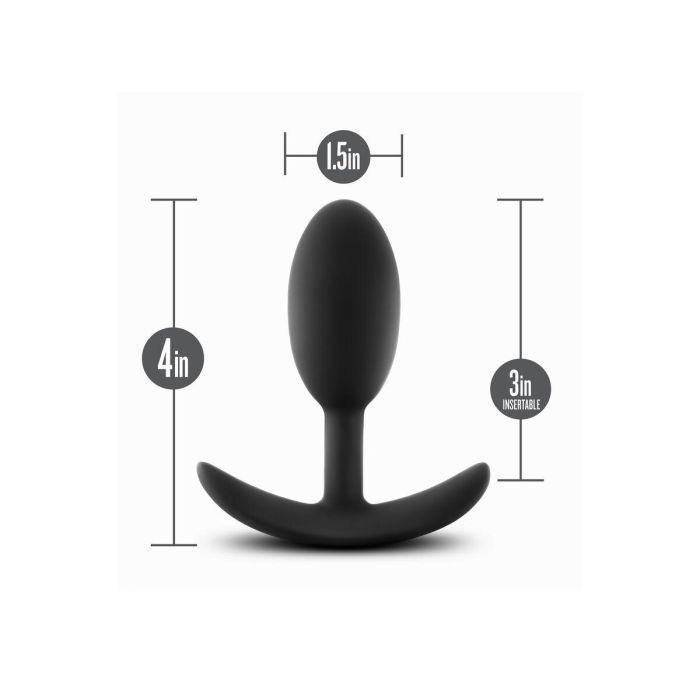 Plug Anal Blush Adventures Negro (7,6 cm) (10,1 cm) 4 Plug Anal Blush Adventures Negro (7,6 cm) (10,1 cm) 4