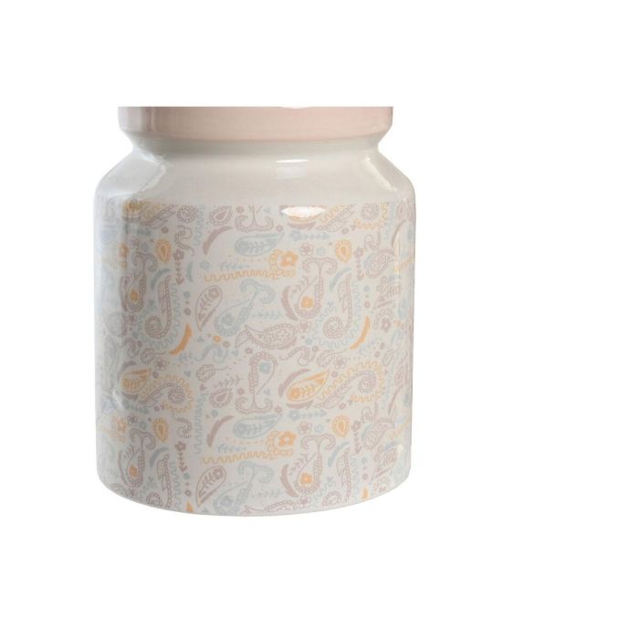 Bote Utensilios Shabby DKD Home Decor Rosa Blanco 12 x 25 x 12 cm Set de 5 2 Bote Utensilios Shabby DKD Home Decor Rosa Blanco 12 x 25 x 12 cm Set de 5 2