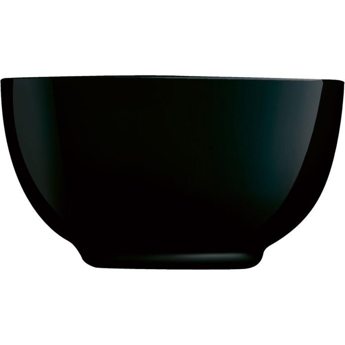 Bol Luminarc Diwali Noir Negro Vidrio Vidrio templado 14,5 cm (24 Unidades) 2