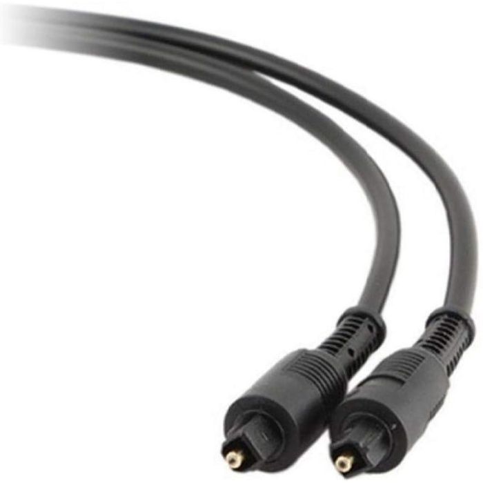 GEMBIRD Cable Óptico Digital TOSLINK 1 Metro para Audio Hi-Fi, Home Cinema y Televisores