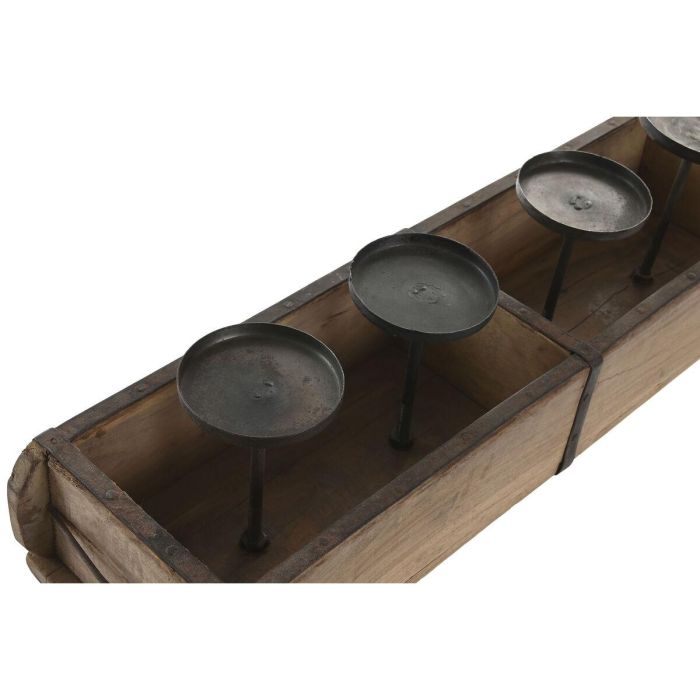 Portavela Item Home DKD Home Decor Natural 15 x 14 x 60 cm 3 Portavela Item Home DKD Home Decor Natural 15 x 14 x 60 cm 3