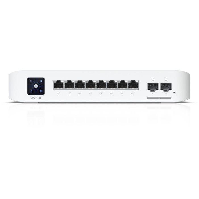 Ubiquiti USW-PRO-8-POE Switch Gestionado 8 Puertos PoE Gigabit Ethernet L2/L3, 56 Gbit/s, Rack 1U Blanco 1 Ubiquiti USW-PRO-8-POE Switch Gestionado 8 Puertos PoE Gigabit Ethernet L2/L3, 56 Gbit/s, Rack 1U Blanco 1