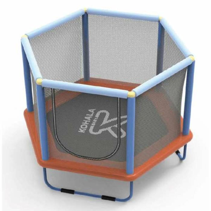 Cama Elástica Infantil con Red de Seguridad Ociotrends 140 X 110 CM 0 Cama Elástica Infantil con Red de Seguridad Ociotrends 140 X 110 CM 0
