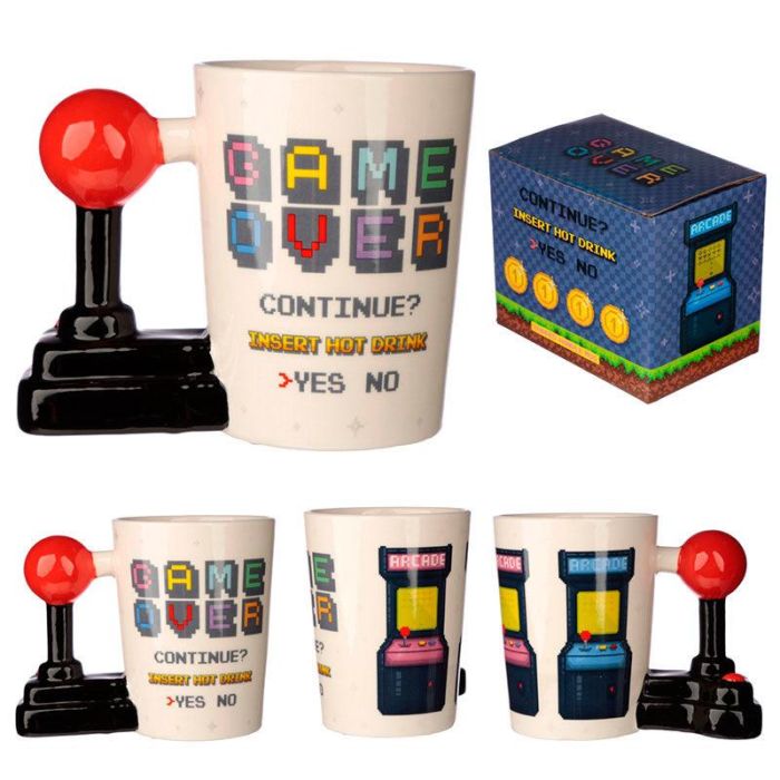 Taza asa 3D Joystick Arcade Game Over 4 Taza asa 3D Joystick Arcade Game Over 4