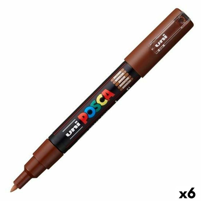 Rotuladores POSCA PC-1M Marrón (6 Unidades) Rotuladores POSCA PC-1M Marrón (6 Unidades)