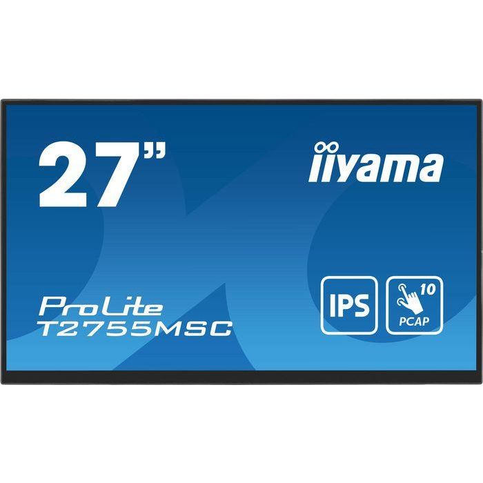 iiyama ProLite T2755MSC-B1 Monitor Táctil 27" FHD IPS 1920x1080 5ms Negro HDMI DP USB Speaker 6