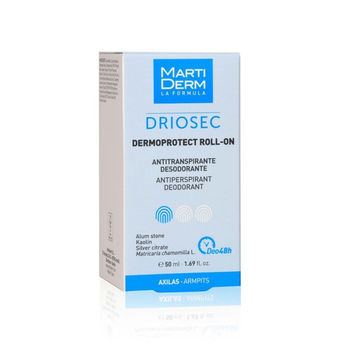 Martiderm DRIOSEC DERMOPROTECT desodorante roll-on antitranspirante 50 ml 2