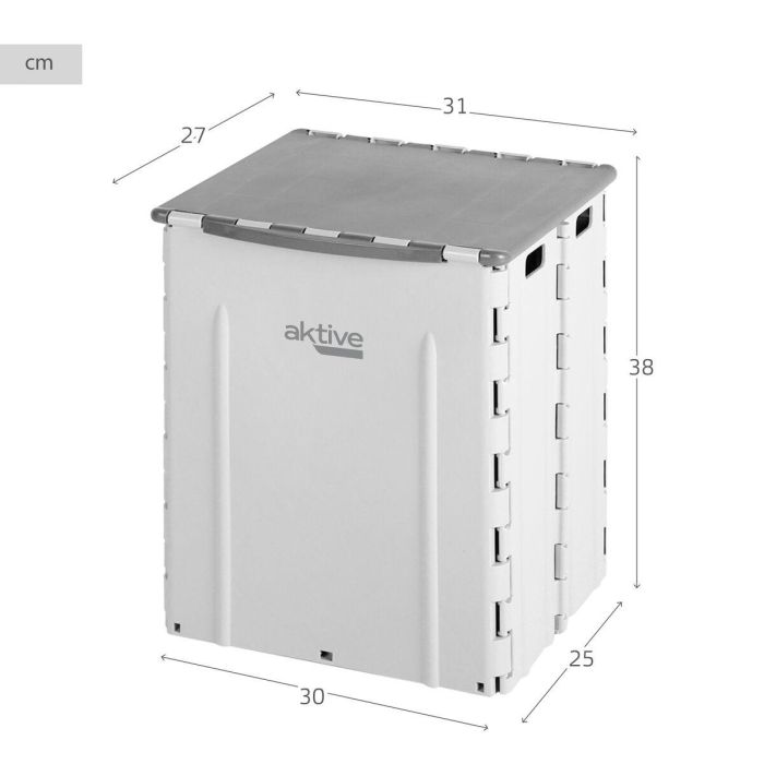 Cubo de basura Aktive Polipropileno TPR 31 x 38 x 27 cm (6 Unidades) 3 Cubo de basura Aktive Polipropileno TPR 31 x 38 x 27 cm (6 Unidades) 3