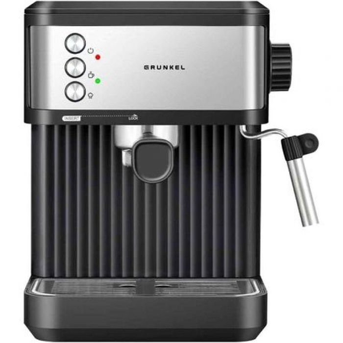 Cafetera Express de Brazo Grunkel CAFPRESSO-20AROMA Negro Plata Cafetera Express de Brazo Grunkel CAFPRESSO-20AROMA Negro Plata