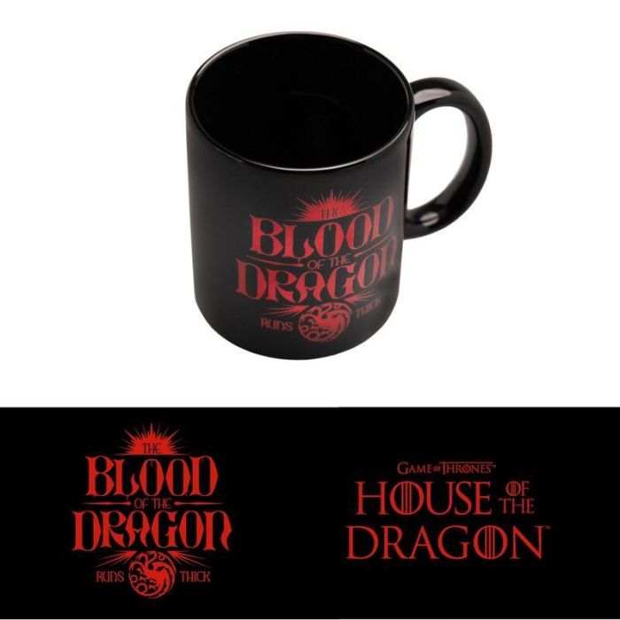 Taza La Casa del Dragon Juego de Tronos 350ml 0 Taza La Casa del Dragon Juego de Tronos 350ml 0