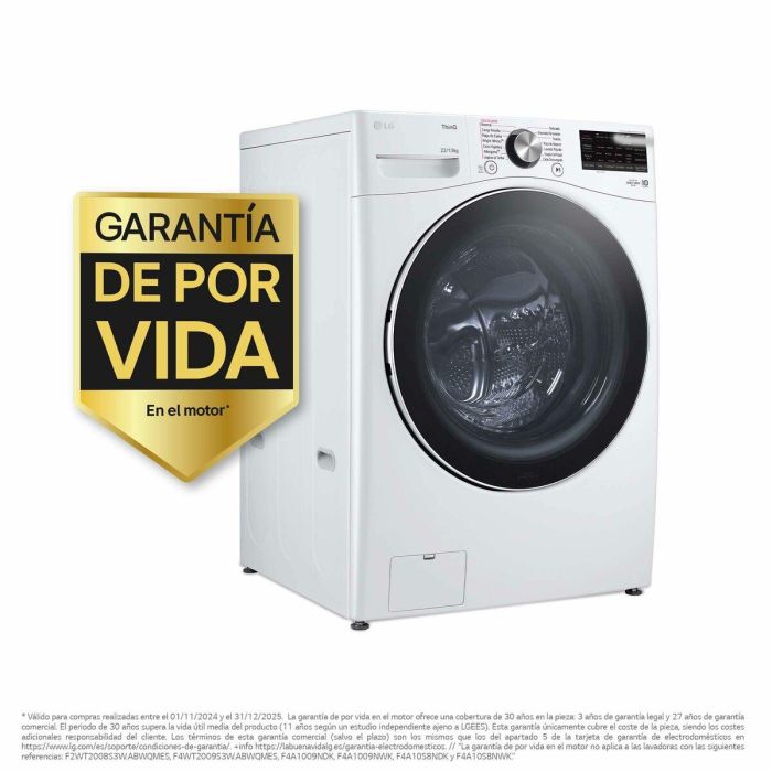 Lavadora LG F0P3CYV2W 1000 rpm 20 kg 2