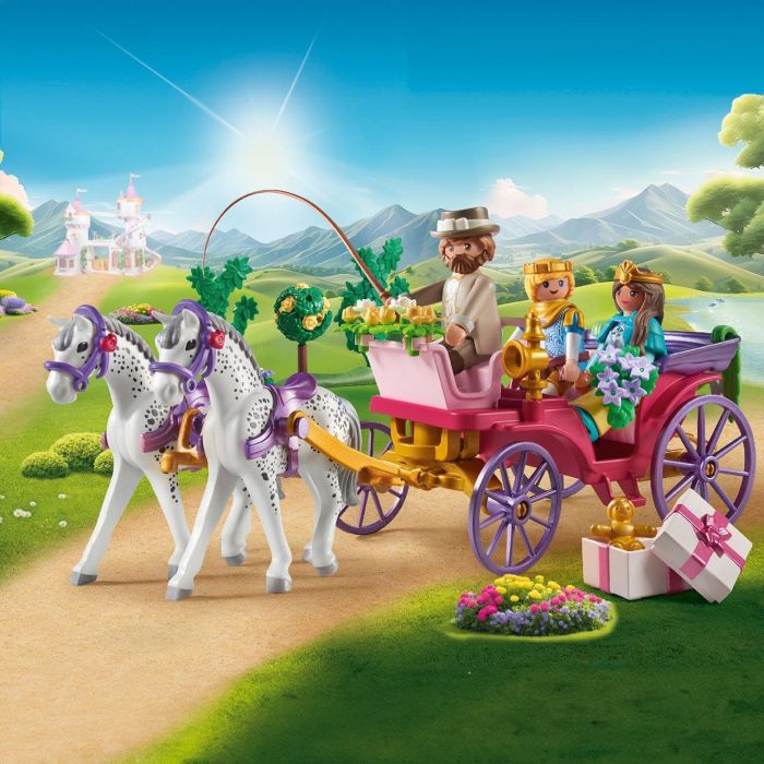 Playmobil 71846 Set de Juego Paseo en Carruaje Princess con Príncipe y Princesa Elegante, Caballos y Regalo para Niños +4 años 3 Playmobil 71846 Set de Juego Paseo en Carruaje Princess con Príncipe y Princesa Elegante, Caballos y Regalo para Niños +4 años 3