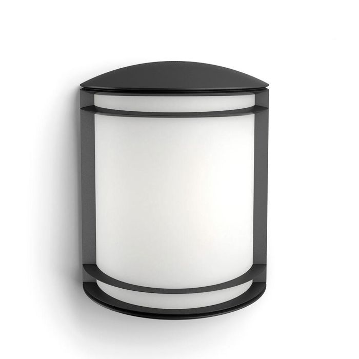 Philips Aplique LED Antelope 6W 600 lm 4000K Negro IP44 8.9x26.9x19.9 cm 1