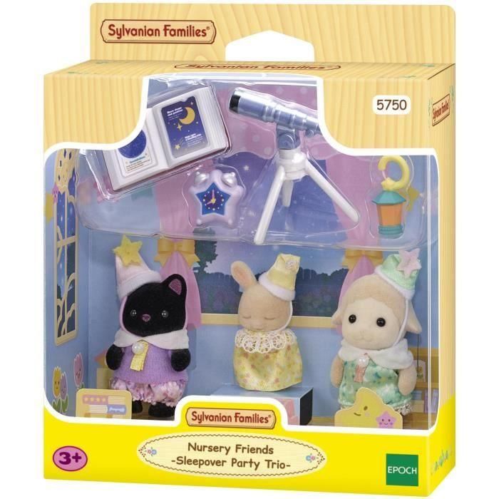 SYLVANIAN FAMILIES 5750 - El trío de bebés de fiesta de pijamas SYLVANIAN FAMILIES 5750 - El trío de bebés de fiesta de pijamas