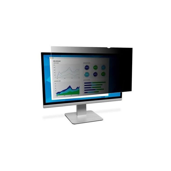 3M PF238W9B Filtro de Privacidad para Monitor 23.8 pulgadas (16:9), Protección Visual Antiespías 60°, Reversible Mate/Brillo, Antireflejos