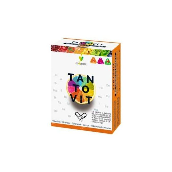 NOVADIET Tantovit 30 Comprimidos | Multivitaminas y Minerales con Zynamite para Energía y Reducir el Cansancio