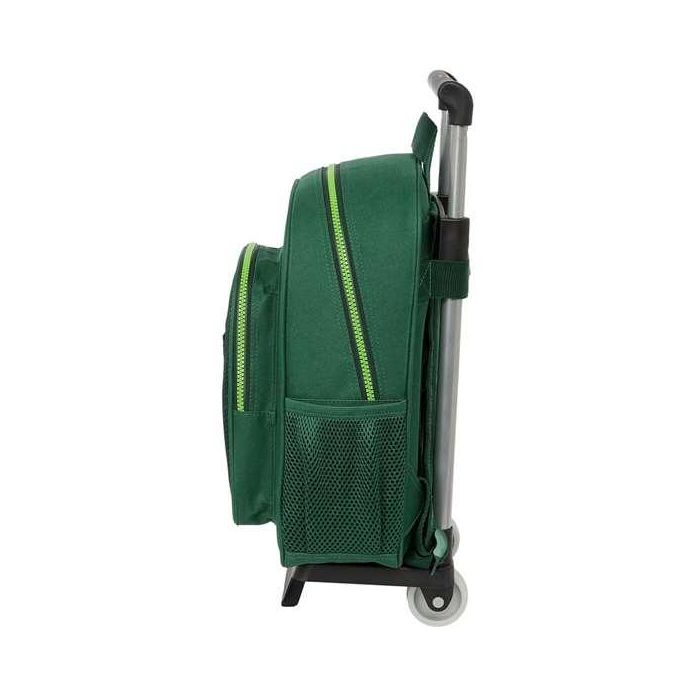 Mochila Escolar con Ruedas Real Betis Balompié Verde 28 x 34 x 10 cm 2