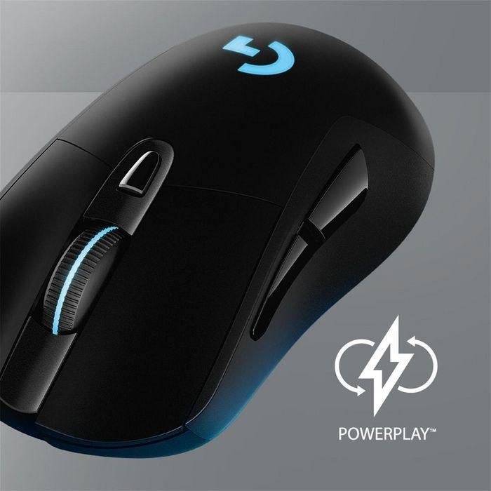 Logitech G703 LIGHTSPEED Wireless Gaming Mouse with HERO 25K Sensor, RF Wireless, Lithium Polymer (LiPo), Black 3 Logitech G703 LIGHTSPEED Wireless Gaming Mouse with HERO 25K Sensor, RF Wireless, Lithium Polymer (LiPo), Black 3