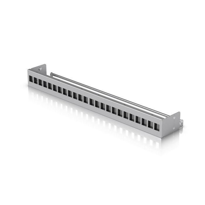Ubiquiti UACC-Rack-Panel-Patch-Blank-24 Panel Keystone Vacío 24 Puertos Gris Ubiquiti UACC-Rack-Panel-Patch-Blank-24 Panel Keystone Vacío 24 Puertos Gris